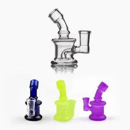 6 inch Mini thick bongs water pipes heady small bong oil rig – Volcanee