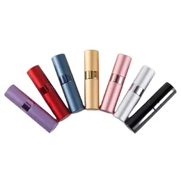 8ml Pusta Refillable Fine Mini Mini Szkło Aluminium Spray Atomizer Butelka perfum