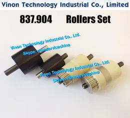 Agie 437.904.2 edm Roller Set (include 4pcs=241.233.6+432.284.8+241.253.4+432.274.9) for Agie AC150HSS-AC370HSS 437.904, 4379042, A437904