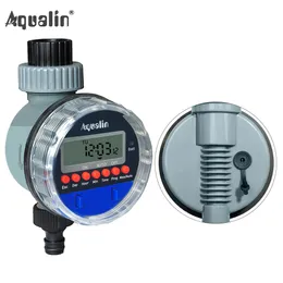 Regolatore di irrigazione elettronico automatico con valvola a sfera, timer per irrigazione domestica, impermeabile, con display LCD # 21026A Y200106