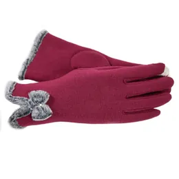 Luxury-Cute Women Touch Screen Gloves Winter Warm Gloves Mantens