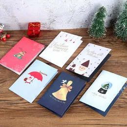 XMASグリーティングカード漫画クリスマス招待状カードクリスマス新年の赤ちゃんギフトグリーティングカードSN2057