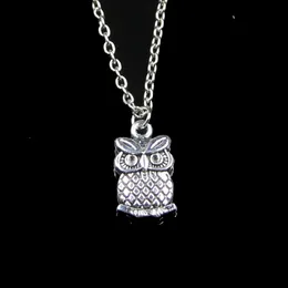 Fashion 20*11mm Big Eyes Owl Pendant Necklace Link Chain For Female Choker Necklace Creative Jewelry party Gift