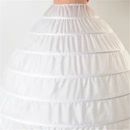 Lace Edge 6 Hoop Wedding Petticoat Underskirt for Ball Gown Dress Diameter Underwear Crinoline Accessories