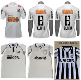 12 13 Santos FC Retro Soccer Jerseys 1998 1999 2000 2001 Pato Sanchez Soteldo Classic Vintage Davila Fulk Dejanini 98 99 00 01 Camiseta de Fútbol Koszula