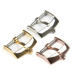 Fashion Brand Series Watch Accessories Replacement Lux Stainless Steel Buckle Polished Strap Pin Buckle Belt Buckle 16mm 18mm 20mm Wholesale