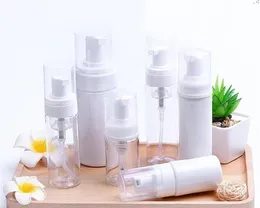 30ml 60ml Plast Soap Dispenser Bottle Clear White Foam Pump Mousses Flytande Lotion Shampoo Foaming Flaskor