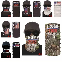 Máscaras Trump americano impressão Eleição Turban Suncreen Partido Outdoor lenço lenço Dustpoof lenços Magia Máscara Iia427