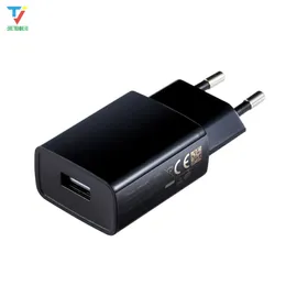5V 1A EU-nätadapter USB-resor Väggladdning Laddare Adapter för iPhone Samsung HTC Huawei Xiaomi 50pcs / lot
