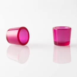 Shishas Cone Ruby-Einsatz Quarz-Banger-Schale für OD 25 mm Nagelglas-Bong-Wasserpfeifen Dab-Ölplattformen