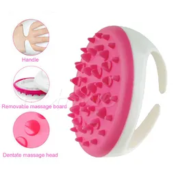 OOTDTY Handheld Bath Shower Anti Cellulite Full Body Massage Brush Slimming Beauty Z07 Drop Y1126210b