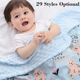 29 스타일의 완두콩 어린이들을받는 어린이 침대 잠자는 침대 소프트 신생아 swaddle 포장 아기 담요 lj201014