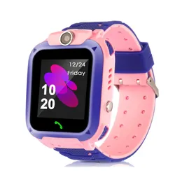 Q12 Kids Smart Watch Waterproof SOS Phone Calling 2G Sim Card LBS Location Children Anti-lost Smartwatch with Retail Box