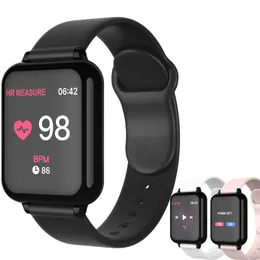 B57 Smart Watch Impermeabile Fitness Tracker Sport per IOS Android Phone Smartwatch Cardiofrequenzimetro Funzioni per la pressione sanguigna # 002