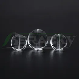 Beracky Glas-Bubble-Vergaserkappe, 20 mm, 25 mm, hohle Glas-Vergaserkappen, berauschende Vergaserkappe für Terp Slurpers, Quarz-Banger-Nägel, Glasbongs, Rigs