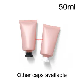 Matte Pink 50ml Empty Squeeze Container 50g Cosmetic Plastic Bottle Crema per il viso Lozione Confezione Frost Soft Tubesspedizione gratuita