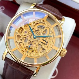 men's watches Top brand automatic mechanical 42mm tourbillon master luxury diamond leather sports montre homm
