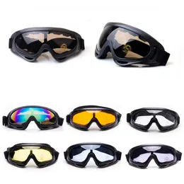 Açık Spor Gözlük Bisiklet Güneş Gözlüğü Av Koruma Gear Airsoft Gogglesx400 Atış Taktik Kayak Goggles No02-103