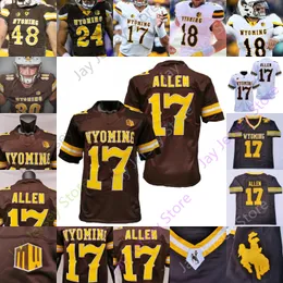 Wyoming Fußballtrikot Ncaa College Sean Cambers Tyler Vander Waal Titus Swen Ragib Ismail Jr. Austin Conway Garrett Crall Trey