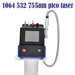 New picosur picosecond laser mark tatoo removal nd yag 755nm 532nm 1064nm 1320nm for acne treament black doll