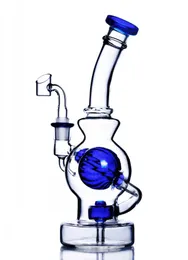 Recycler Bong Hookahs Shisha Thick Glasses Water Pipes Glass Beaker Base Bongs Heady Dab Oil Rigs With 14mm Bowl