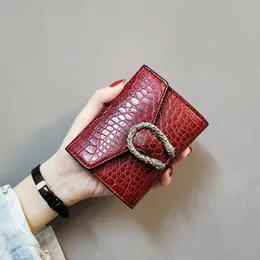 Hot Sale 2020 New designer wallet small wallet women's short retro discount coin purse multi-color hot mini women's leather bag factory