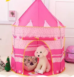 Barraca de Children Play House Dobrável Yurt Príncipe Princesa Jogo Castelo Indoor Rowling Room Kids Brinquedos RRB8404