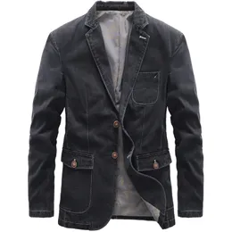 Ny Fashion Mens Blazer Spring Höst Slim Fit Suit Jackor för Män Casual Cotton Jacka Blazer Terno Masculino