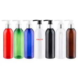 250ml Empty Plastic Lotion Pump Bottles With Silver Aluminum Collar Used For Shower Gel Skin Conditioner Refillable Containerssgood package