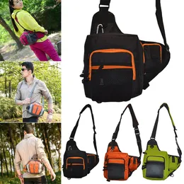 Vattentät Flygfiske Waist Pack Crossbody Sling Bag Lure Tackle Bag Whshopping Q0705