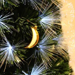 Christmas Decorations White Fiber Optic Trees Plug Shining Encryption Star LED Decoration Tree Custom1