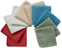 Sinland Home Microfiber Waffle Weave Dish Cloths Rengöringsduk Mjuka köksskålar Snabbtorkande handdukar 8Inchx8Inch 10 stycken 201021