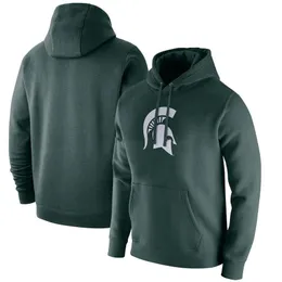 Spartans Mens Felpa con cappuccio Felpa Wolverines manica lunga pullover maglione moda CCC