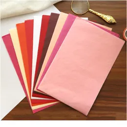100pcs/ torba 210*139 mm kolorowe tkanki papierowe papiery do wina papiery domowe domowe impreza ślubna