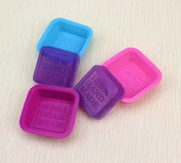 100% Handmade Soap Molds DIY Square Silicone Molds Cozimento Molde Art artesanato Fazer ferramenta DIY Bolo Molde SN2124