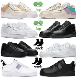 män kvinnor en fritidsskor mode herrskor klassiska skugga sneakers Triple White Svart Tropical Twist canvas sportchussures plattform utomhus