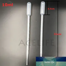 50ピース10mlの使い捨て可能な透明なプラスチックアイドロッパーの液体分配の移動段階的なピペットツールフィット実験医療