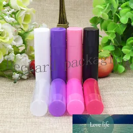 200 pcs 5ml multicolor plástico loção de batom contêiner labial bálsamo rosa pp batom frasco diy vazio labelo labelo tube