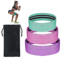 Resistance Bands Set Exercise Fitness Loop Band Fabric Elastic Workout Hip Circle for Men Women Strength Training Yoga Pilates Q1225