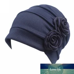 Damska Cap Floral Lady Turban Hat Wiosna Kobiet Kapelusze Hairnet Muzułmanie Chemo Cap Kwiat Bonnet Beanie