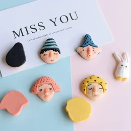 Gag Toys Classic cartoon Textured character head combination mobile phone case earring patch accessories series 7