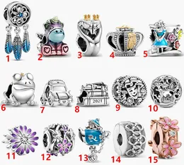 Fine Jewelry Autêntico 925 Esterlina Prata Bead Fit Pandora Charme Pulseiras Nova boneca Estilo Frisado DIY Grânulos de Segurança Cadeia Pingente DIY Grânulos