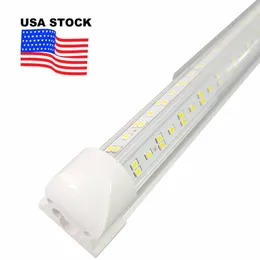 Luci da lavoro a LED per negozio Tubi a forma di V T8 Tubo a LED integrato Doppio lato Luce fluorescente a LED 110V