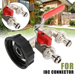 1000 liter IBC Adapter Garden Water Tank Connector Rainwater Tank Adapter Hem Garden Vattenkontakter Y200106