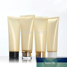 100ml / g tomt plastguldsäng shampoo påfyllerbart mjukt rör, kosmetisk slang mjukpressning ansiktsrengöring / hudvårdskrämrör
