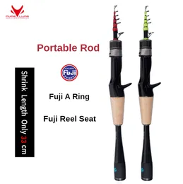 Boat Fishing Rods PURELURE Carry the telescopic lure rod travel rod long s sea rod carbon straight handle fishing rod soft adjustment 230324