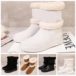 2022 Kobiety Design buty zimowe buty śnieżne zamsz prawdziwe futra slajdy skórzane wodoodporne zimowe ciepłe kolano wysokie buty marka moda luksusowe designerskie buty z pudełkiem