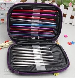 CRAFT CASE Aluminium Crochet Hooks Needles Sticka Weave Stitches Stickning