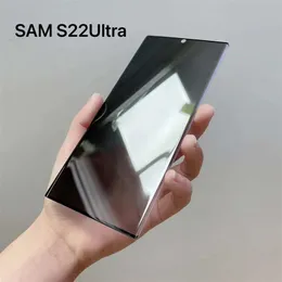 Galaxy S22 ultra s21 s10 için Anti Casus Gizlilik Camı Ekran Koruyucu Film iPhone 13 8 PLUS için opp Paketli Temperli Cam