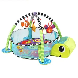 Tortoise Baby Play Mat 0-1 Year Game Tapete Infantil Educational Crawling Mat Play Gym Cartoon Blanket Ball Pit Toys Play Mat LJ201114